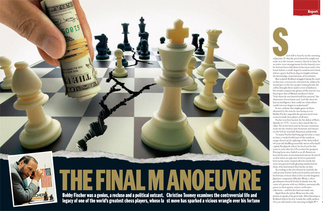 Bobby Fischer S Final Manoeuvre Christine Toomey